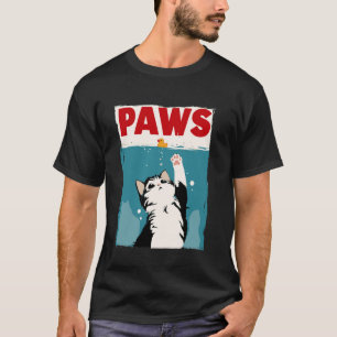 Pfoten Katzen Neuheit Grafik Männer Kinder Frauen T-Shirt