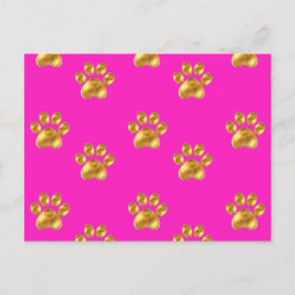 Pfoten Postkarte