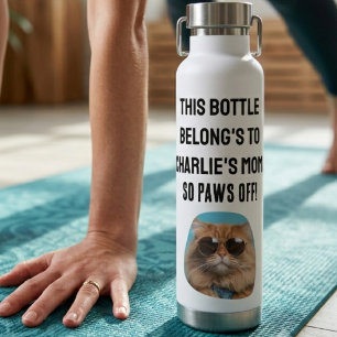 Pfoten weg von der Katzenmutter Lustiger Spruch Ty Trinkflasche
