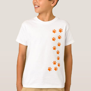 Pfotenabdruck - fügen Sie Ihren eigenen Namen oder T-Shirt