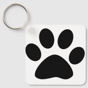 Pfotenabdruck-Muster Hundemutter-Geschenk Weihnach Schlüsselanhänger
