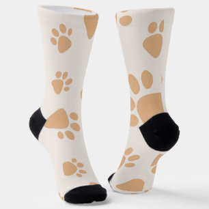 Pfotenabdruck Nachhaltige Premium-Crew-Socke Socken