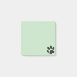 Pfotenabdruck  post-it klebezettel
