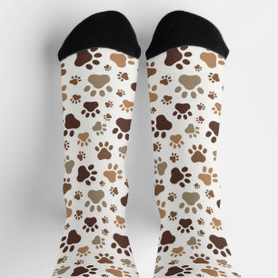 Pfotenabdruck-Socken Socken