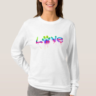 Pfotenabdruck-T-Shirt T-Shirt