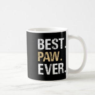 Pfotengeschenk von Enkelin Enkel Best Paw Ever Kaffeetasse