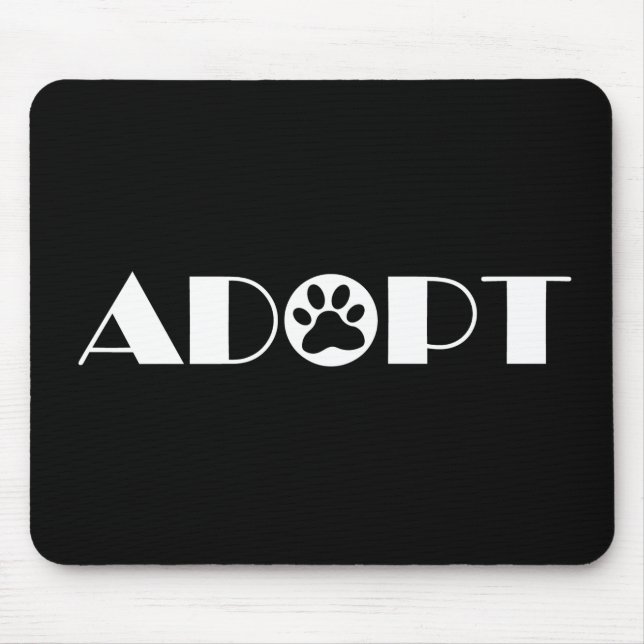 Pfotenhund adoptiert mousepad (Vorne)