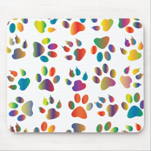 Pfotenmuster Mousepad