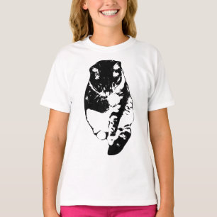 Pfotenwäsche-Kitty-Ruhe T-Shirt