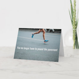 Pfund das Pflaster, Gratulation über den neuen Job Karte