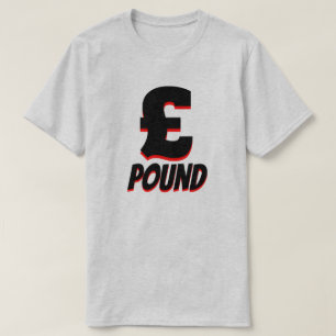 Pfund Sterling, Grau T-Shirt