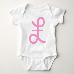 Pfund-Zeichen Baby Strampler