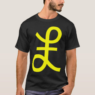 Pfund-Zeichen - Gelb T-Shirt
