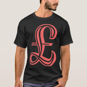 Pfund-Zeichen - Tropenrosa T-Shirt