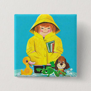 Pfützen des Spaßes Button