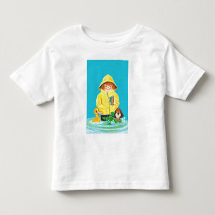 Pfützen des Spaßes Kleinkind T-shirt