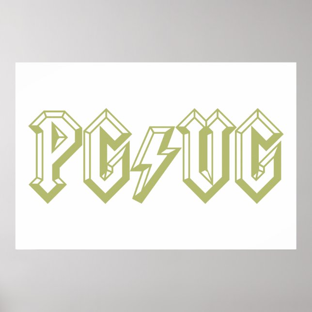 PG/VG Green Poster (Vorne)