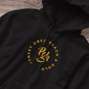 Pgh Active Streetwear Yinzer Black Hoodie