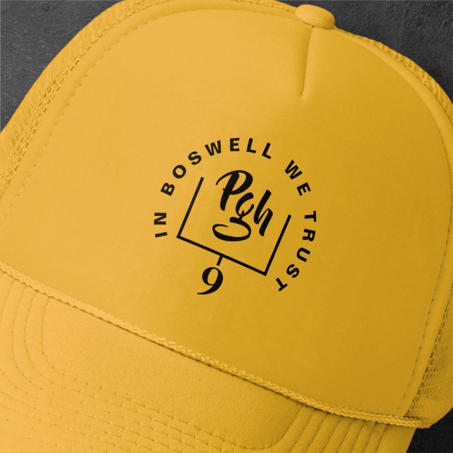 Pgh Boswell We Trust Steel City Retro Hoodie Truckerkappe (Von Creator hochgeladen)