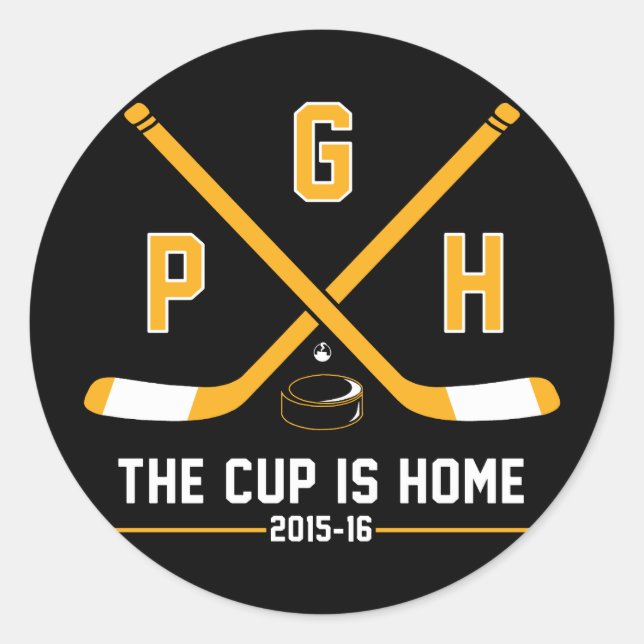 PGH - Der Cup ist Zuhause Runder Aufkleber (Vorderseite)