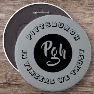 Pgh Yinzer Vintages Garment Snap Metal Button