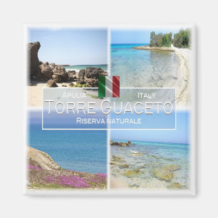 PGL010 TORRE GUACETO, Apulien, Italien, Kühlschran Magnet