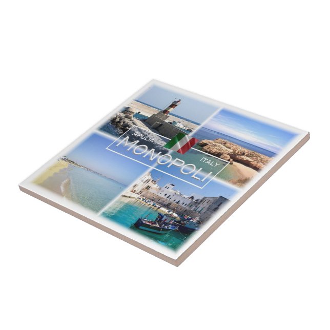 PGL020 MONOPOLI, Apulien, Italien Fliese (Seite)