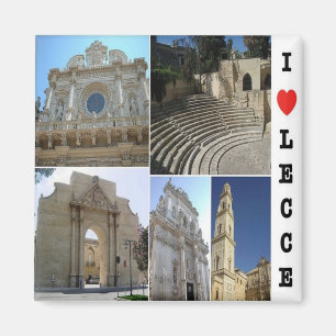 PGL031 LECCE, SALENTO, I Liebe, Apulien, Kühlschra Magnet