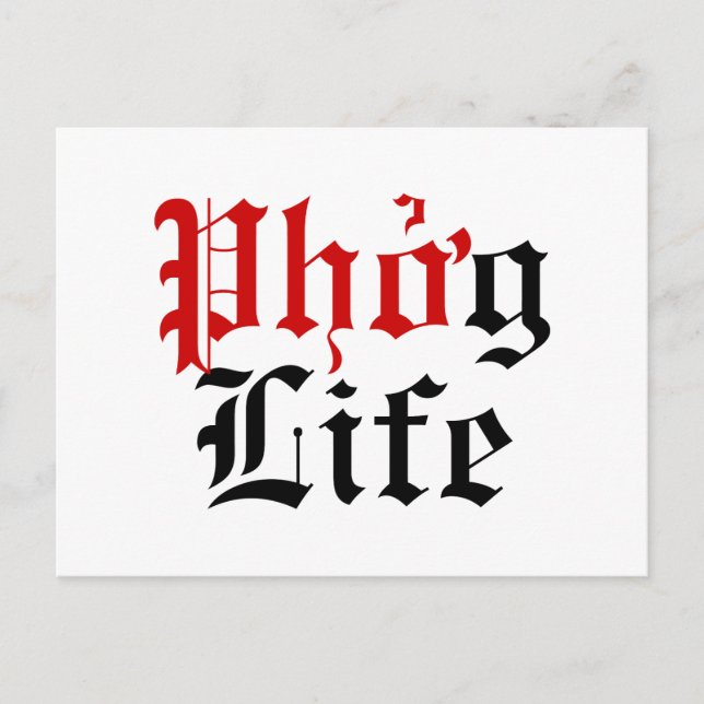 Phở Postkarte (Vorderseite)