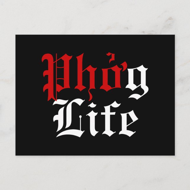 Phở Postkarte (Vorderseite)