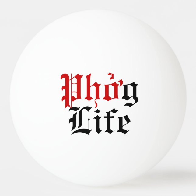 Phở Tischtennisball (Vorderseite)