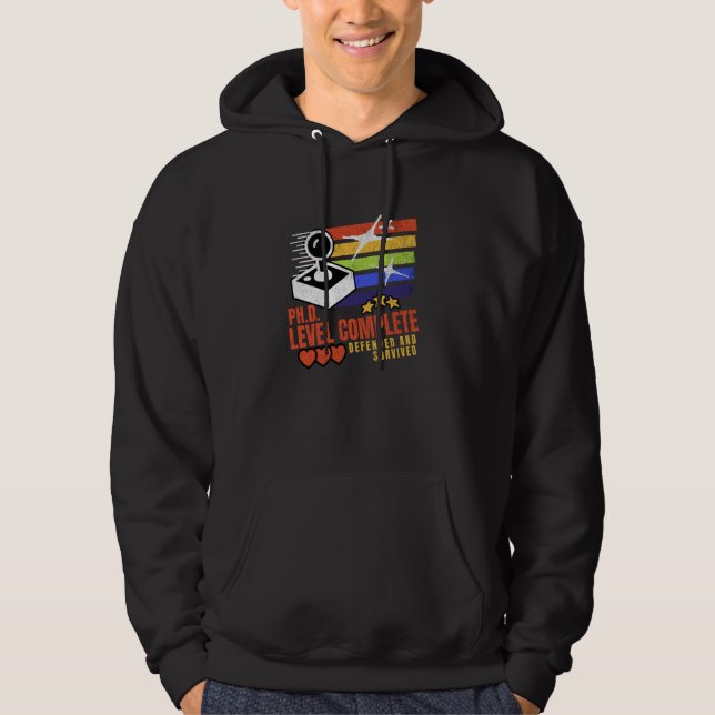 Ph.D. Abschluss der Doktorandendissertation Hoodie (Vorderseite)