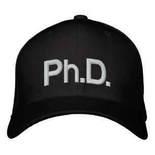 Ph.D. Bestickte Baseballkappe