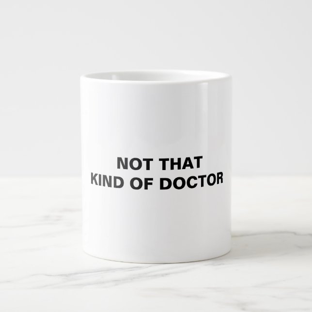 Ph.D. Jumbo-Tasse (Vorderseite)