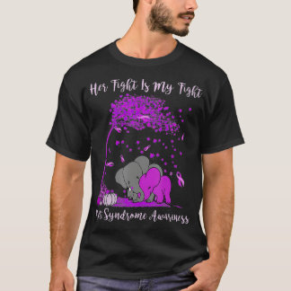 Ph ihr Kampf ist mein Bewusstsein für das Rett-Syn T-Shirt