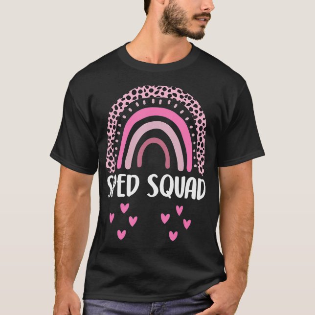 Ph Niedliches Rainbow-Spread-Quadrat Spezielle Bil T-Shirt (Vorderseite)