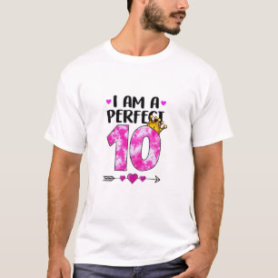Ph Pink Gefärbte Krawatte Perfect 10th Birthday 20 T-Shirt