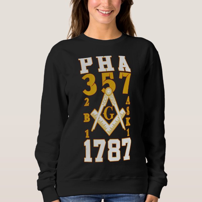 Pha 357 Mason 1987 2b1frag1 Compass Square Vaterla Sweatshirt (Vorderseite)