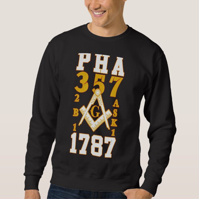 Pha 357 Mason 1987 2b1frag1 Compass Square Vaterla Sweatshirt (Vorderseite)