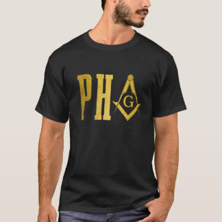 Pha Prince Hall Mason Freemason Masonic Square & C T-Shirt