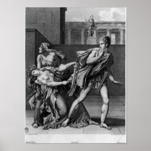 Phaedra, Oenone und Hippolytus Poster