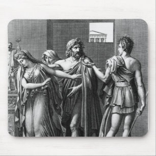 Phaedra, Theseus und Hippolytus Mousepad