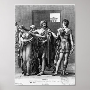 Phaedra, Theseus und Hippolytus Poster
