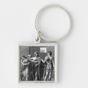 Phaedra, Theseus und Hippolytus Schlüsselanhänger