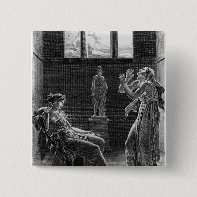 Phaedra und Oenone, Illustration von Tat I Button (Vorderseite)