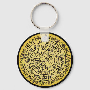 Phaistos Disk von Minoan Kreta Schlüsselanhänger