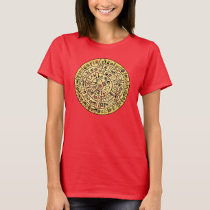 Phaistos Disk von Minoan Krete Distressed T-Shir T-Shirt