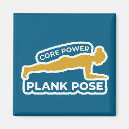 Phalakasana Plank Pose • Core Power Yoga Magnet