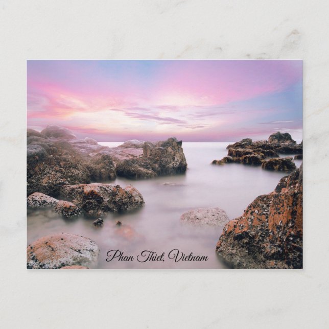 Phan Thiet, port côtier du Vietnam Photo Carte pos (Devant)