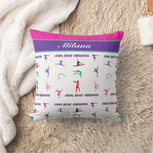 Phänomenales Gymnast Crazy über Gymnastik Kissen